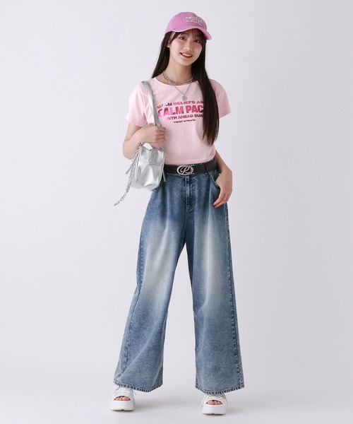 repipi armario（レピピ アルマリオ）の「ハクプリントチビTEE【接触冷感】（Tシャツ/カットソー・キッズ・ブラック/イエロー/ホワイト/ピンク・SMALL/MEDIUM/LARGE）」の11枚目の写真