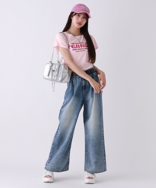 repipi armario（レピピ アルマリオ）の「ハクプリントチビTEE【接触冷感】（Tシャツ/カットソー・キッズ・ブラック/イエロー/ホワイト/ピンク・SMALL/MEDIUM/LARGE）」の12枚目の写真