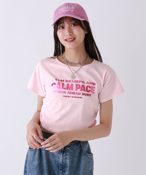 repipi armario（レピピ アルマリオ）の「ハクプリントチビTEE【接触冷感】（Tシャツ/カットソー・キッズ・ブラック/イエロー/ホワイト/ピンク・SMALL/MEDIUM/LARGE）」の13枚目の写真