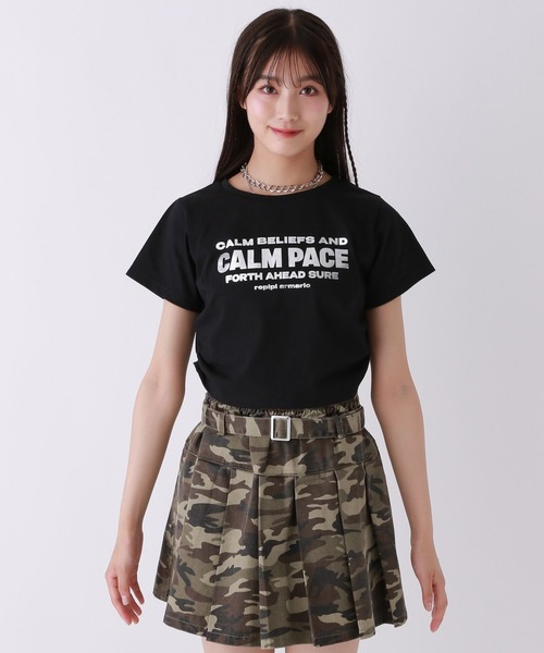 repipi armario（レピピ アルマリオ）の「ハクプリントチビTEE【接触冷感】（Tシャツ/カットソー・キッズ・ブラック/イエロー/ホワイト/ピンク・SMALL/MEDIUM/LARGE）」の15枚目の写真