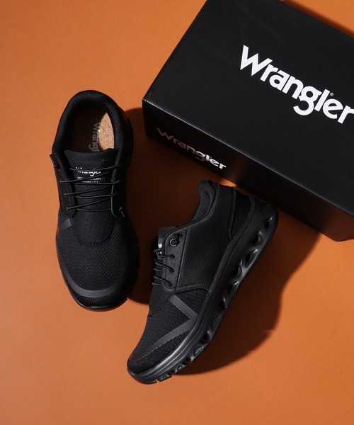 Wrangler(ラングラー)の「Wranglerランニングシューズ(スニーカー・メンズ・ブラック/ホワイト/ホワイト系/パープル系1/オレンジ系/パープル系・25.5/26/26.5/27/25/23.5/23/24.5/24)」の3枚目の写真