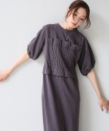 Bab（バブ）の「【S・Mサイズ展開】ビスチェライクスウェットワンピース（ワンピース）」