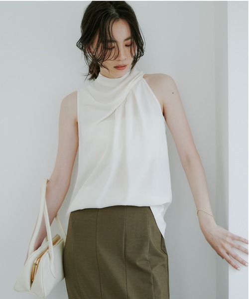 ホルターニュアンスネックトップス（シャツ/ブラウス）｜anuans（ア