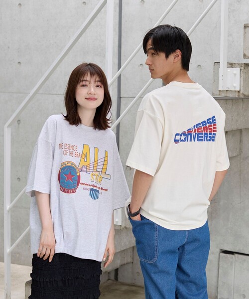 CONVERSE（コンバース）の「CONVERSE（コンバース）ヴィンテージプリントTシャツ（Tシャツ/カットソー・メンズ・ホワイト/ダークグリーン/オフホワイト/その他1/ダークグレー/ロイヤルブルー・S/M/L/XL）」の7枚目の写真