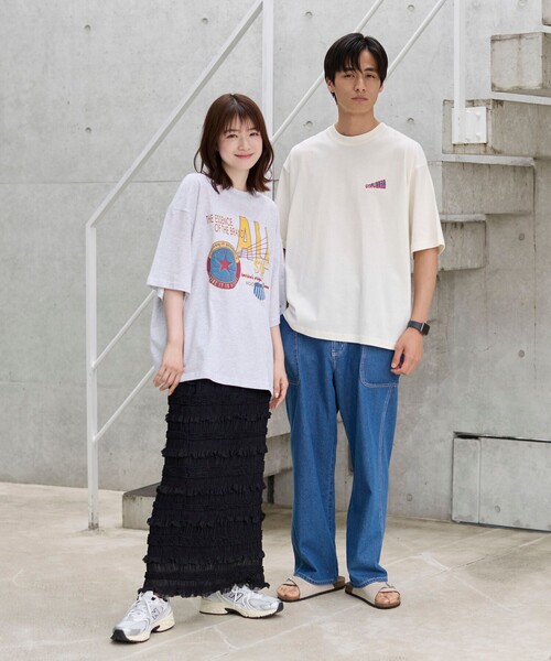 CONVERSE（コンバース）の「CONVERSE（コンバース）ヴィンテージプリントTシャツ（Tシャツ/カットソー・メンズ・ホワイト/ダークグリーン/オフホワイト/その他1/ダークグレー/ロイヤルブルー・S/M/L/XL）」の8枚目の写真