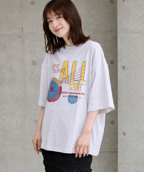 CONVERSE（コンバース）の「CONVERSE（コンバース）ヴィンテージプリントTシャツ（Tシャツ/カットソー・メンズ・ホワイト/ダークグリーン/オフホワイト/その他1/ダークグレー/ロイヤルブルー・S/M/L/XL）」の12枚目の写真