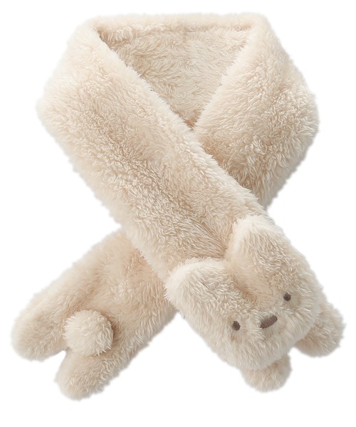 ふわふわボアくまマフラー（マフラー）｜combimini（コンビミニ）の