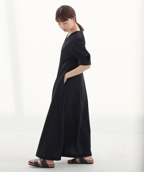 IENA B. サッカーVネックワンピース B. サッカーVネックワンピース（ワンピース）｜IENA（イエナ）の