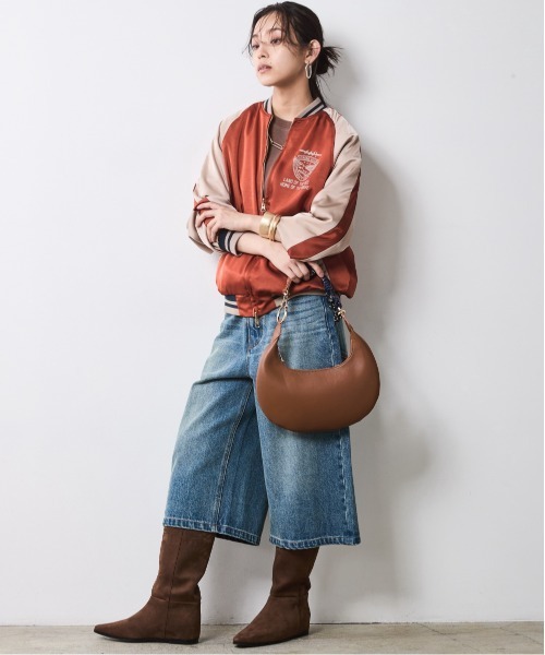 CHIC STYLE(シックスタイル)の「デニムバミューダパンツ<大きいサイズ有>シックスタイル(デニムパンツ・レディース・ブルー系/ブラック系・76/73/122/114/106/98/96/92/88/84/80)」の14枚目の写真