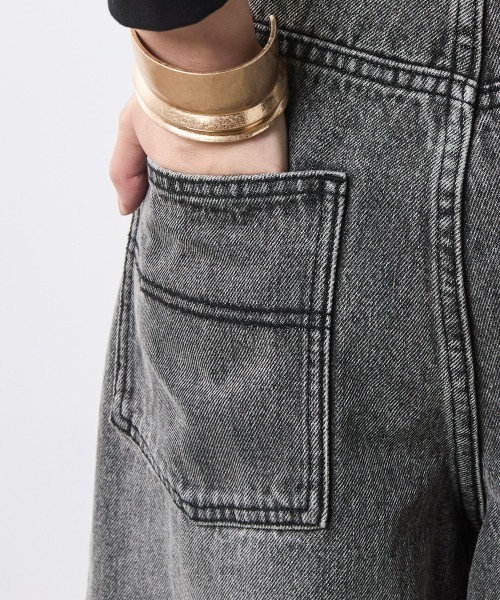 CHIC STYLE(シックスタイル)の「デニムバミューダパンツ<大きいサイズ有>シックスタイル(デニムパンツ・レディース・ブルー系/ブラック系・76/73/122/114/106/98/96/92/88/84/80)」の22枚目の写真