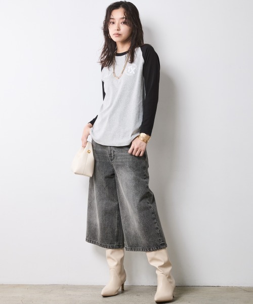 CHIC STYLE(シックスタイル)の「デニムバミューダパンツ<大きいサイズ有>シックスタイル(デニムパンツ・レディース・ブルー系/ブラック系・76/73/122/114/106/98/96/92/88/84/80)」の6枚目の写真