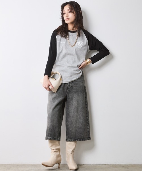 CHIC STYLE(シックスタイル)の「デニムバミューダパンツ<大きいサイズ有>シックスタイル(デニムパンツ・レディース・ブルー系/ブラック系・76/73/122/114/106/98/96/92/88/84/80)」の7枚目の写真