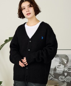 サステナブル】ハートボタンミドルカーディガン（カーディガン