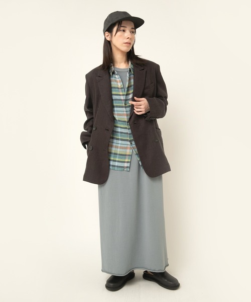 RNA-N(アールエヌエーエヌ)の「B2913 マドラスチェック半袖シャツ(シャツ/ブラウス・レディース・ブルー/オレンジ/ピンク・FREE)」の10枚目の写真