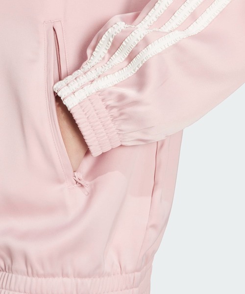 【adidas】 サテン ファイヤーバード トラックトップ フリル アディダス オリジナルス サテン ファイヤーバード トラック