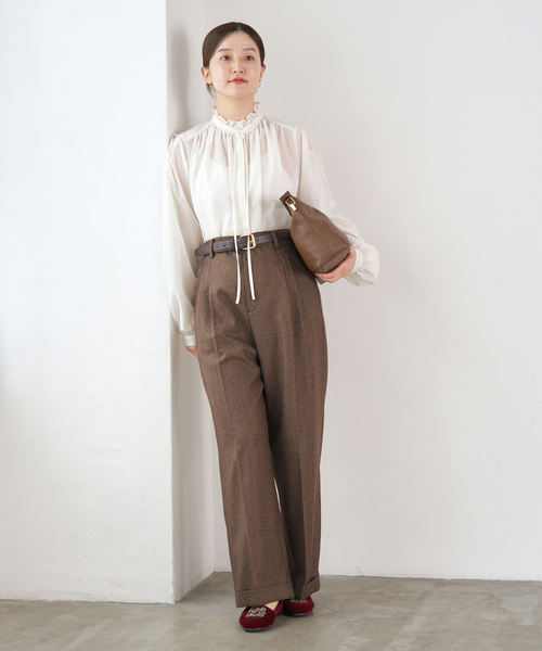 セール】ガンクラブチェックパンツ（スラックス）｜IENA（イエナ）の