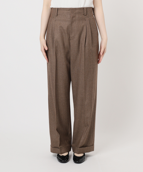 セール】ガンクラブチェックパンツ（スラックス）｜IENA（イエナ）の