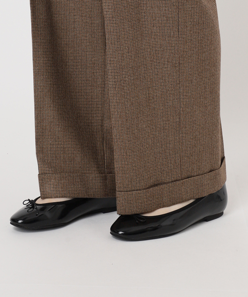 セール】ガンクラブチェックパンツ（スラックス）｜IENA（イエナ）の