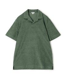 トゥモローランド　ポロシャツ　モスグリーン TOMORROWLAND｜トゥモローランドのポロシャツ（グリーン・カーキ