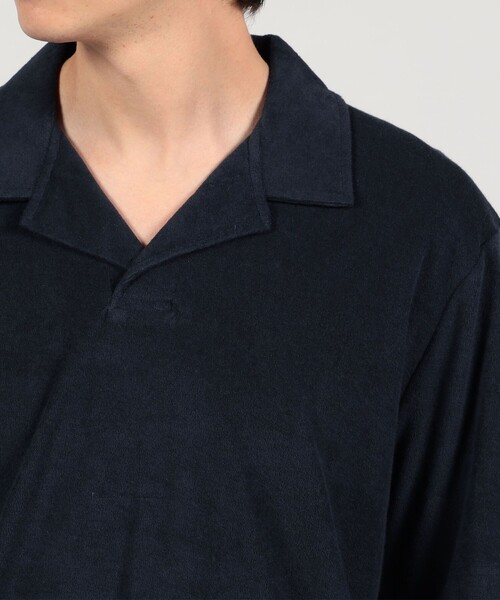 SUNSPEL（サンスペル）の「SUNSPEL TOWELLING ポロシャツ（ポロシャツ・メンズ・ダークグリーン/ネイビー/ライトベージュ・S/M/L）」の8枚目の写真