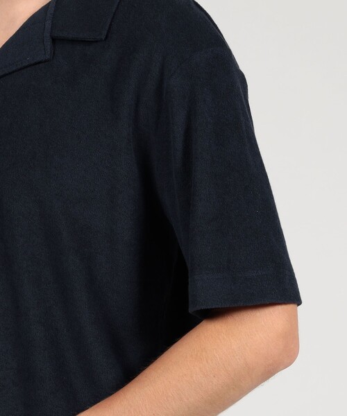 SUNSPEL（サンスペル）の「SUNSPEL TOWELLING ポロシャツ（ポロシャツ・メンズ・ダークグリーン/ネイビー/ライトベージュ・S/M/L）」の9枚目の写真