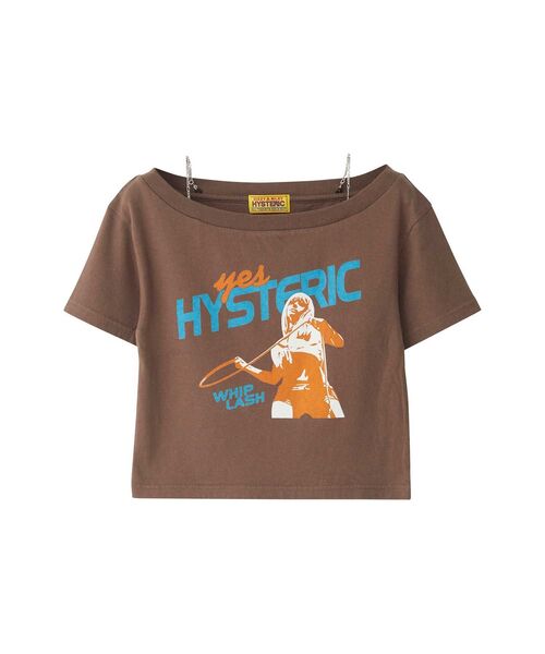 WHIP LASH ショート丈Tシャツ（Tシャツ/カットソー）｜HYSTERIC