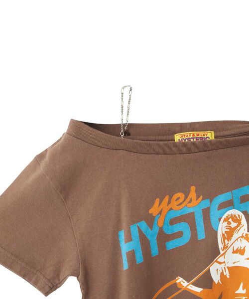 WHIP LASH ショート丈Tシャツ（Tシャツ/カットソー）｜HYSTERIC