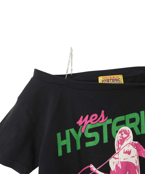 HYSTERICGLAMOUR WHIP LASH ショート丈Tシャツ WHIP LASH ショート丈Tシャツ|HYSTERIC GLAMOUR WOMEN