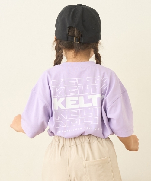 minimal（ミニマル）の「【接触冷感】【KELTY】グラフィックアソートTシャツ（Tシャツ/カットソー・キッズ・マスタード/レインボー/ピンク/ホワイト/ラベンダー/カラフル/グリーン系その他/ブラック・140cm/130cm/110cm/100cm/120cm）」の4枚目の写真