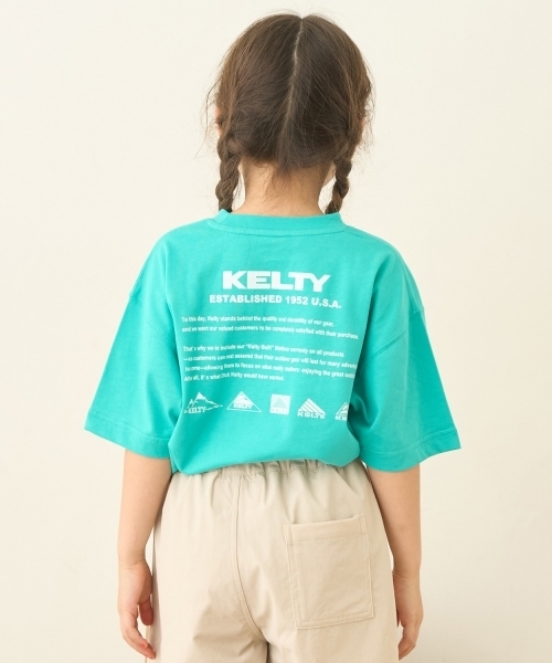 minimal（ミニマル）の「【接触冷感】【KELTY】グラフィックアソートTシャツ（Tシャツ/カットソー・キッズ・マスタード/レインボー/ピンク/ホワイト/ラベンダー/カラフル/グリーン系その他/ブラック・140cm/130cm/110cm/100cm/120cm）」の3枚目の写真