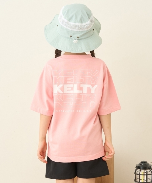 minimal（ミニマル）の「【接触冷感】【KELTY】グラフィックアソートTシャツ（Tシャツ/カットソー・キッズ・マスタード/レインボー/ピンク/ホワイト/ラベンダー/カラフル/グリーン系その他/ブラック・140cm/130cm/110cm/100cm/120cm）」の6枚目の写真