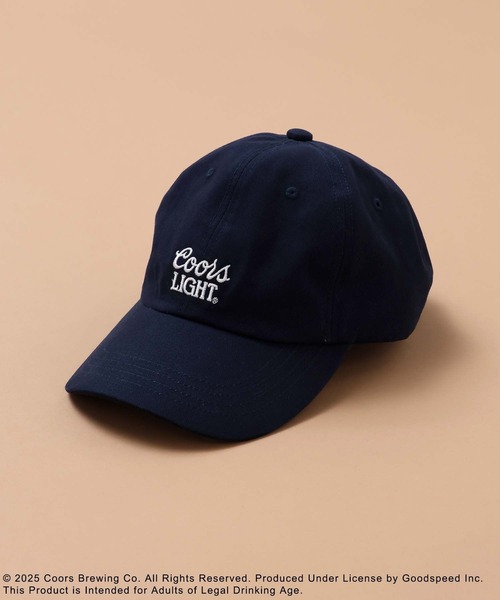 GLOBAL WORK(グローバルワーク)の「Beer*CAP/571653(キャップ・レディース・ライトベージュ/ダークネイビー・ONE SIZE)」の1枚目の写真
