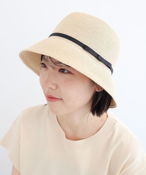 Green　Parks（グリーンパークス）の「・マリンブレイドハット（ハット・レディース・ブラウン/アイボリー/ブラック・FREE）」の17枚目の写真