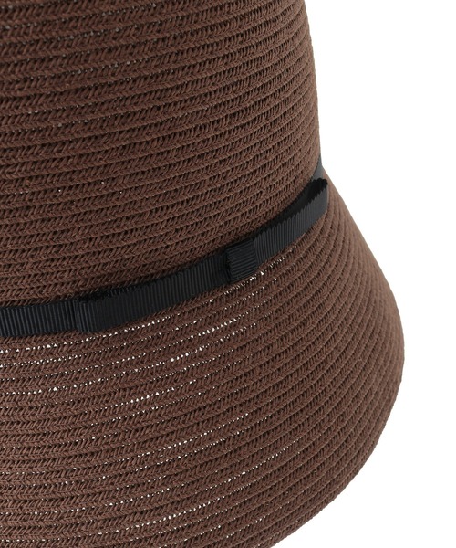 Green　Parks（グリーンパークス）の「・マリンブレイドハット（ハット・レディース・ブラウン/アイボリー/ブラック・FREE）」の8枚目の写真