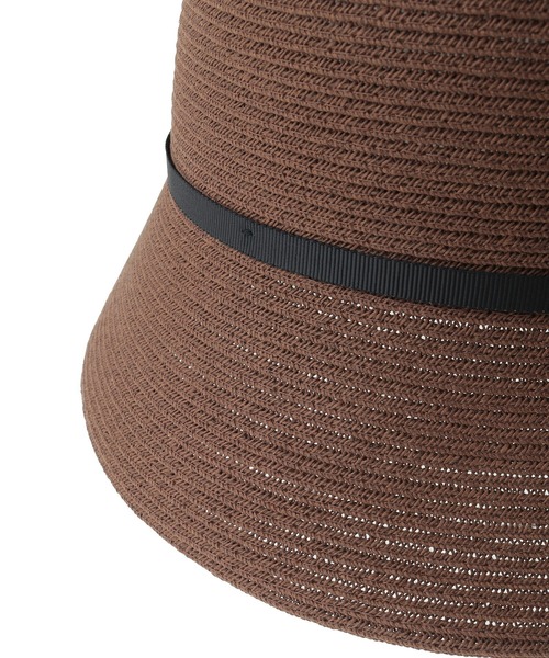 Green　Parks（グリーンパークス）の「・マリンブレイドハット（ハット・レディース・ブラウン/アイボリー/ブラック・FREE）」の6枚目の写真