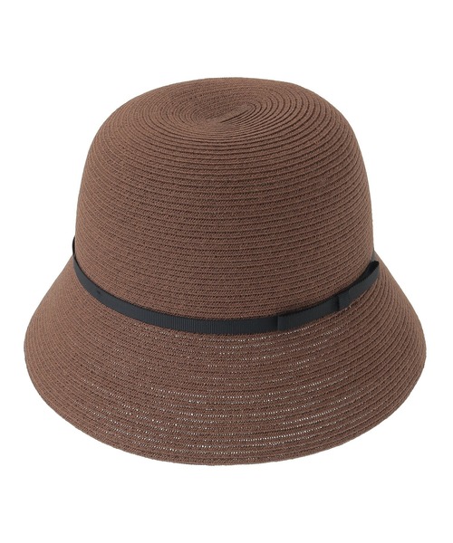 Green　Parks（グリーンパークス）の「・マリンブレイドハット（ハット・レディース・ブラウン/アイボリー/ブラック・FREE）」の4枚目の写真