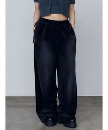 EMODA | サイドリボンベロアパンツ(その他パンツ)
