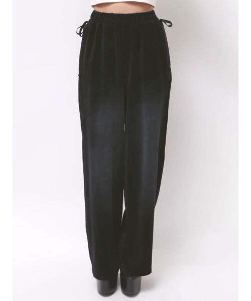 EMODA(エモダ)の「サイドリボンベロアパンツ(その他パンツ・レディース・グレー/ブラック・FREE)」の11枚目の写真
