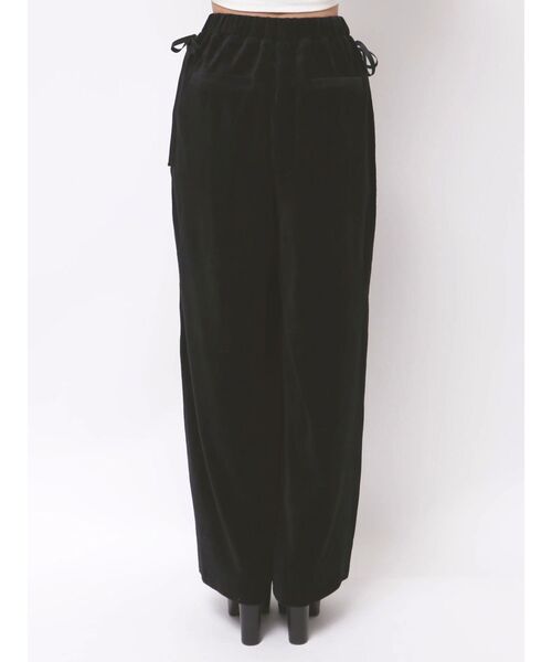 EMODA(エモダ)の「サイドリボンベロアパンツ(その他パンツ・レディース・グレー/ブラック・FREE)」の13枚目の写真