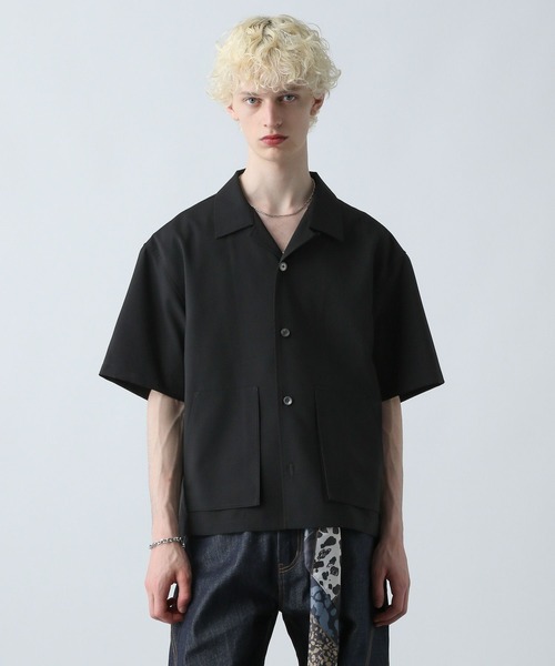 HARE（ハレ）の「【SET UP対応】シックリラックスポケットシャツ(HARE)（シャツ/ブラウス・メンズ・グレー/ブラック/ブラウン・MEDIUM/SMALL）」の10枚目の写真