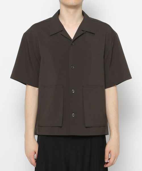 HARE（ハレ）の「【SET UP対応】シックリラックスポケットシャツ(HARE)（シャツ/ブラウス・メンズ・グレー/ブラック/ブラウン・MEDIUM/SMALL）」の14枚目の写真