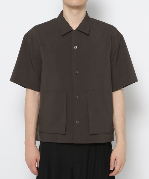 HARE（ハレ）の「【SET UP対応】シックリラックスポケットシャツ(HARE)（シャツ/ブラウス・メンズ・グレー/ブラック/ブラウン・MEDIUM/SMALL）」の15枚目の写真
