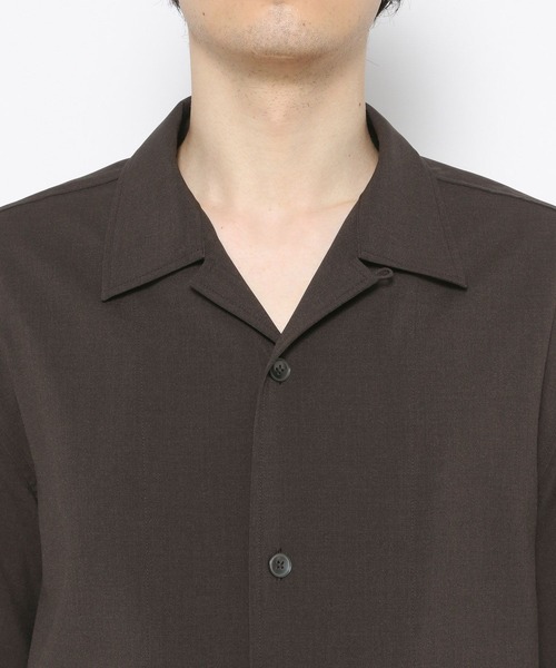 HARE（ハレ）の「【SET UP対応】シックリラックスポケットシャツ(HARE)（シャツ/ブラウス・メンズ・グレー/ブラック/ブラウン・MEDIUM/SMALL）」の18枚目の写真