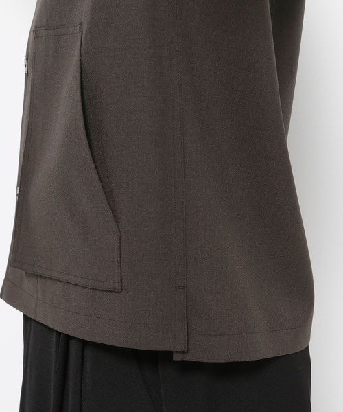 HARE（ハレ）の「【SET UP対応】シックリラックスポケットシャツ(HARE)（シャツ/ブラウス・メンズ・グレー/ブラック/ブラウン・MEDIUM/SMALL）」の22枚目の写真