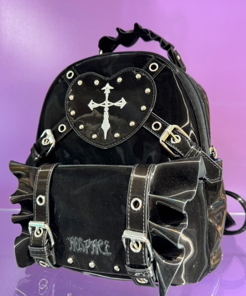 A'GEM/9 × .kom『AOSPACE』/ハートクロススタッズバックパック