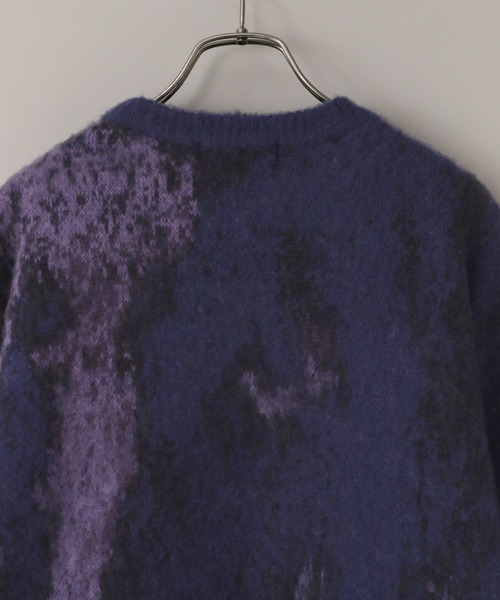 LOWRYS FARM（ローリーズファーム）の「【LFM(U)】モヘアジャガードニット　 494100（ニット/セーター・メンズ・ブラウン/グレー/ブルー・FREE）」の22枚目の写真