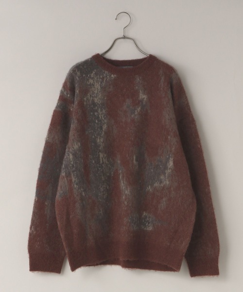 LOWRYS FARM（ローリーズファーム）の「【LFM(U)】モヘアジャガードニット　 494100（ニット/セーター・メンズ・ブラウン/グレー/ブルー・FREE）」の18枚目の写真