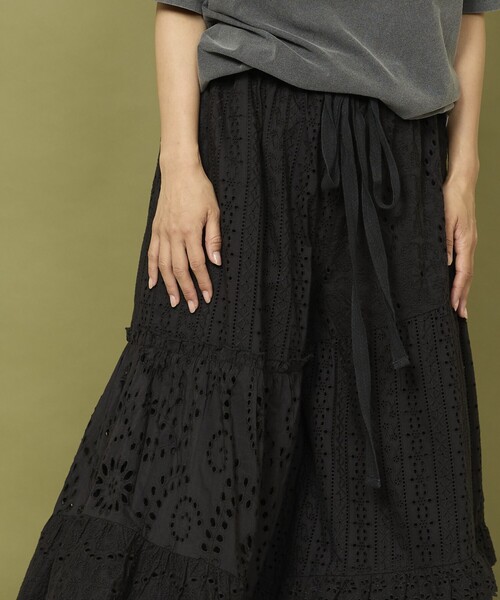 Freada（フリーダ）の「Freada/フリーダ レース ティアード ギャザー パンツ（その他パンツ・レディース・ホワイト/ブラック・ﾌﾘ-）」の20枚目の写真