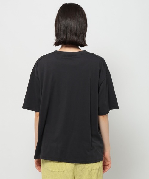 niko and...(ニコアンド)の「レースドッキングTシャツ(Tシャツ/カットソー・レディース・チャコール/ホワイト/オフホワイト・MEDIUM/LARGE)」の7枚目の写真