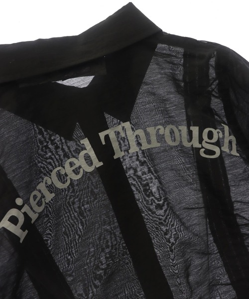 ANAP GiRL(アナップガール)の「シャーリング シアー デザイン クロップド シャツ(シャツ/ブラウス・キッズ・ホワイト/ホワイト×ブラック/ブラック/サックスブルー・S/M/XS)」の22枚目の写真